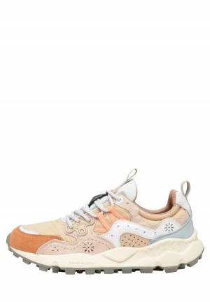 Flower Mountain Yamano 3 Sneakers Dames Roze Beige | NYW2864MK