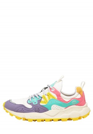 Flower Mountain Yamano 3 Sneakers Dames Paars Wit | HSQ6865EF