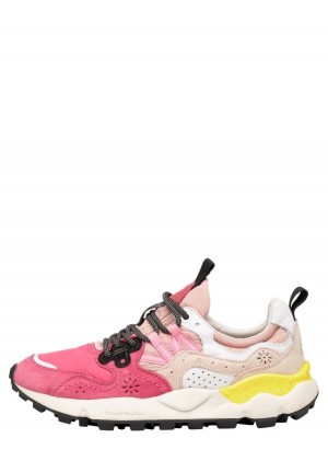 Flower Mountain Yamano 3 Sneakers Dames Fuchsie | TLZ6898CT