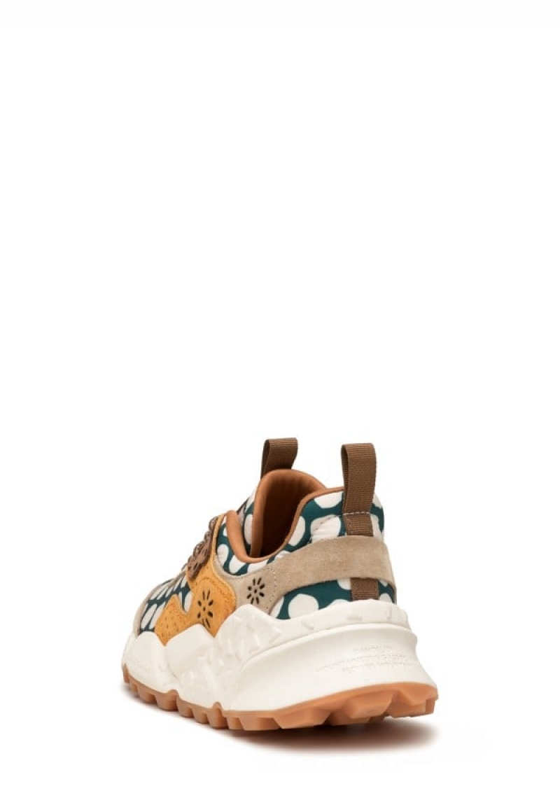 Flower Mountain Kotetsu Sneakers Dames Beige Groen | PDB8230FB