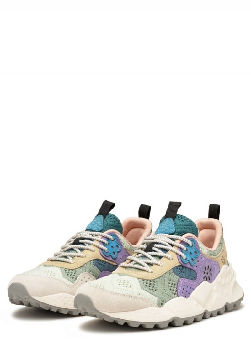 Flower Mountain Kotetsu Sneakers Dames Lichtblauw Grijs | CYK9938VN