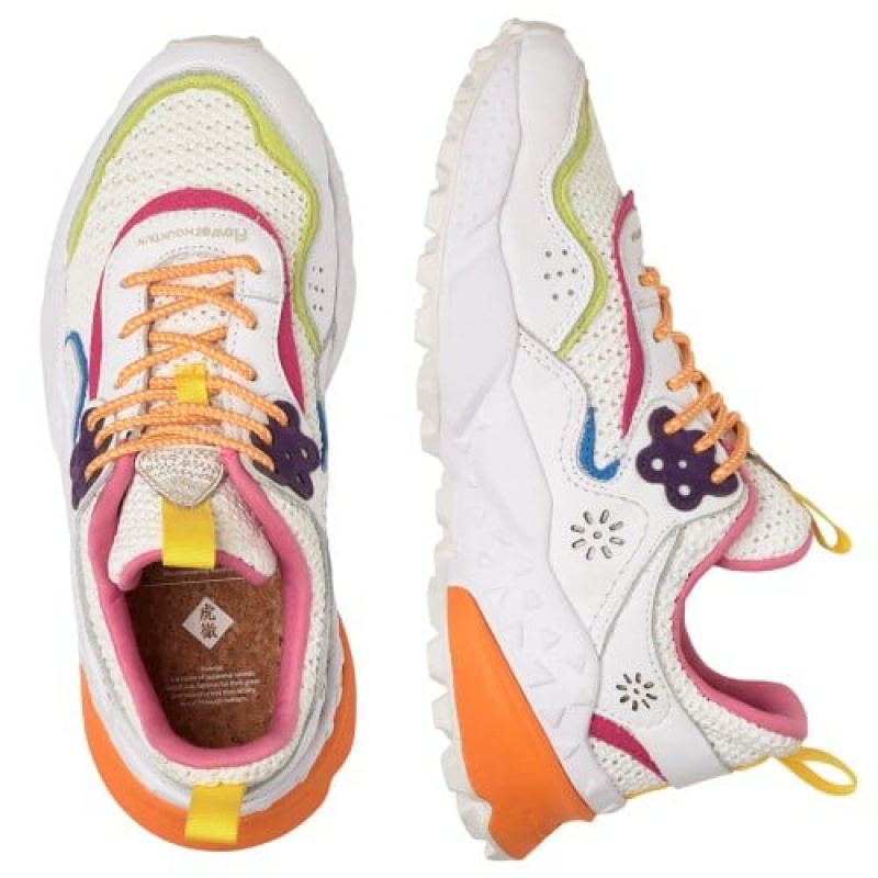 Flower Mountain Kotetsu Sneakers Dames Wit | WGU7054KY