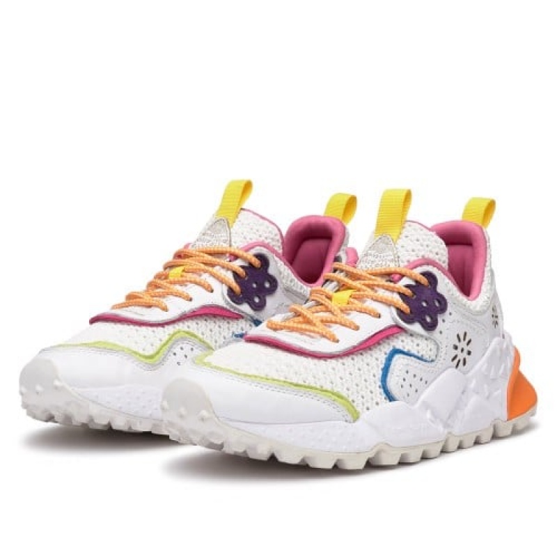 Flower Mountain Kotetsu Sneakers Dames Wit | WGU7054KY