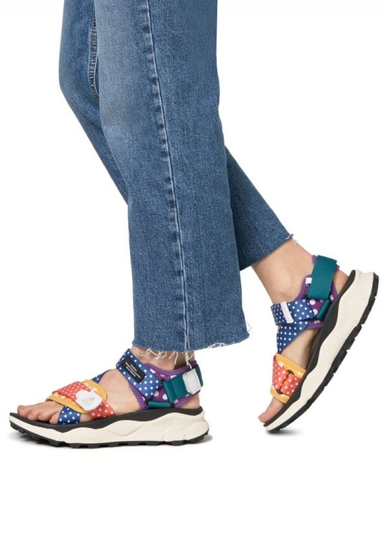 Flower Mountain Nazca 2 Sandalen Dames Blauw | XMV685NR