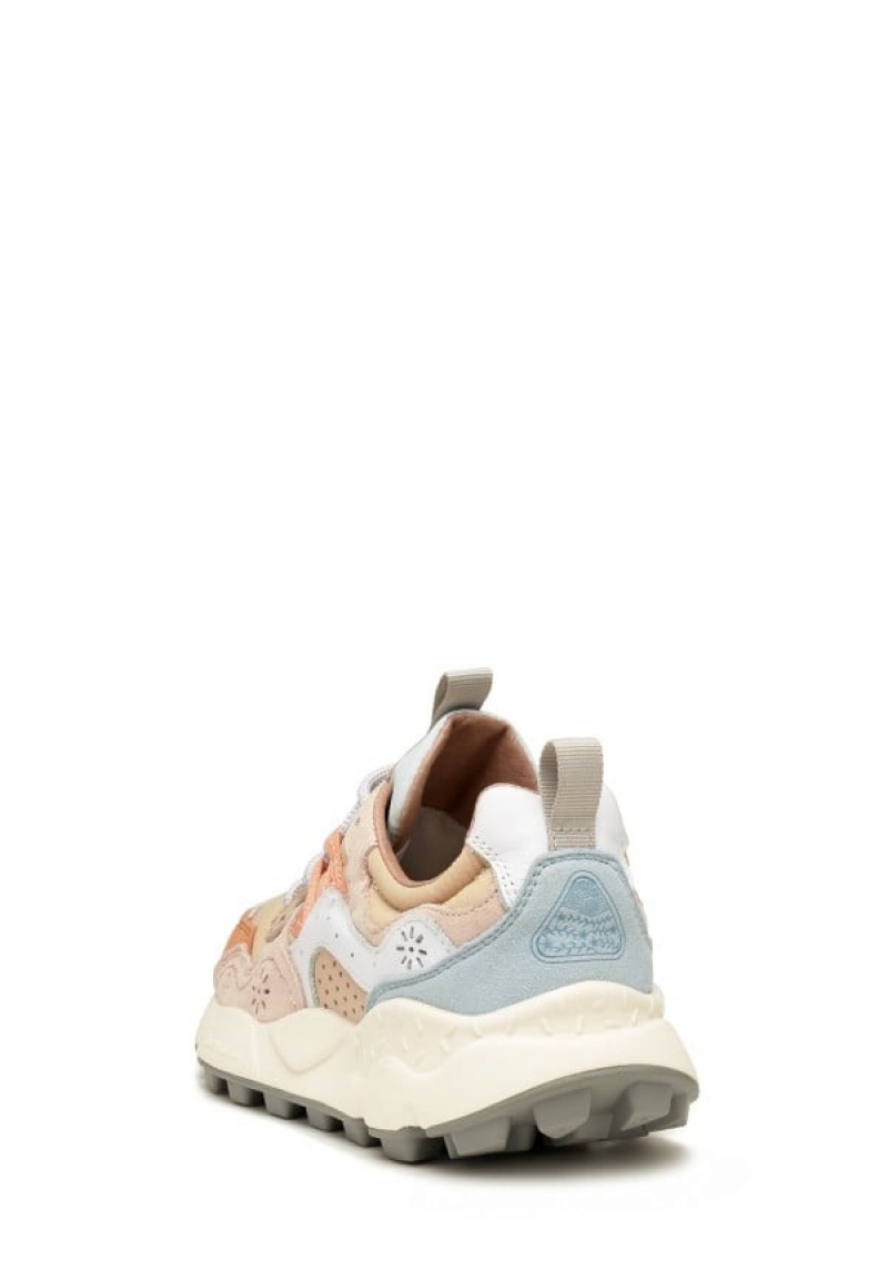 Flower Mountain Yamano 3 Sneakers Dames Roze Beige | NYW2864MK