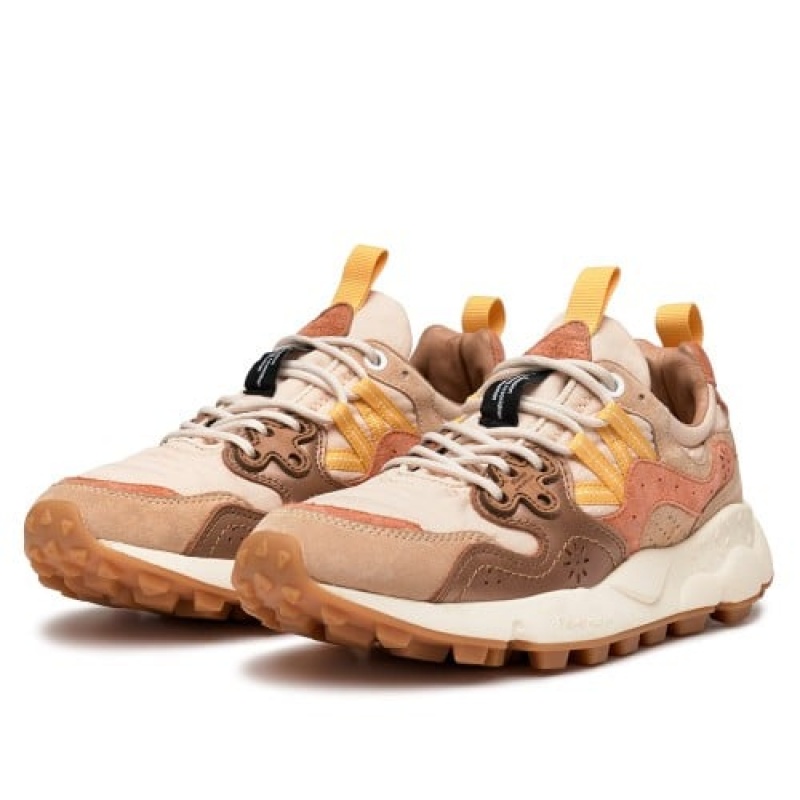 Flower Mountain Yamano 3 Sneakers Dames Bruin | XHU4100TD