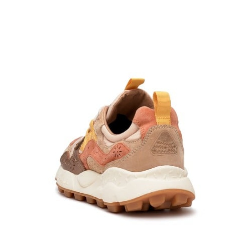 Flower Mountain Yamano 3 Sneakers Dames Bruin | XHU4100TD