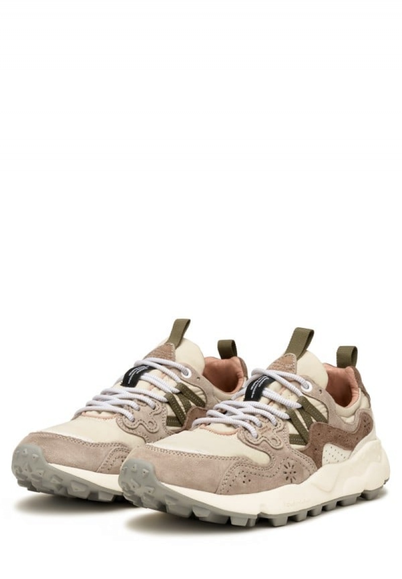 Flower Mountain Yamano 3 Uni Sneakers Heren Grijs Beige | KES5243XC